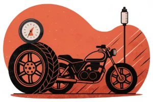 Pression pneu moto : valeurs recommandées et réglage fiable