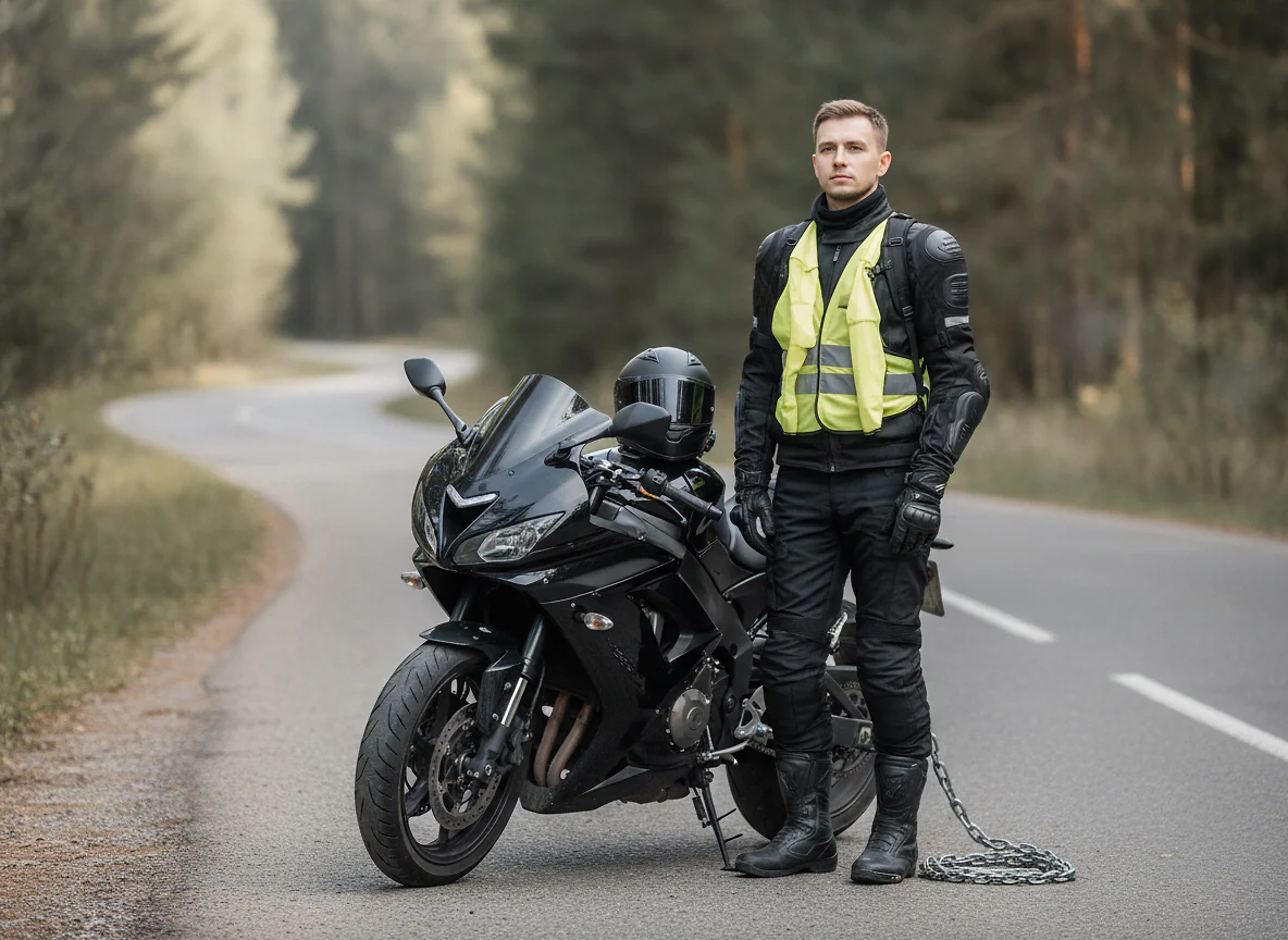 Après le permis&nbsp;: l'équipement obligatoire en moto sur la route